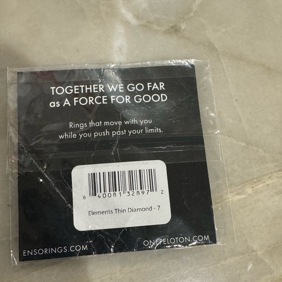 NWT Peloton x Enso Together We Go Far 2020 Ring SZ 7 - Picture 2 of 3